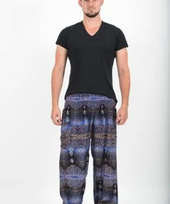 HaremPants.com Paisley Men's Harem Pants In Blue