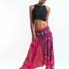 HaremPants.com Tribal Chakras Jumpsuit Harem Pants In Pink Women's