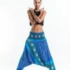 HaremPants.com Women's Tribal Chakras Jumpsuit Harem Pants In Blue