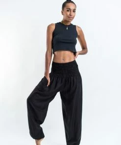 HaremPants.com Solid Color Women's Harem Pants In Black