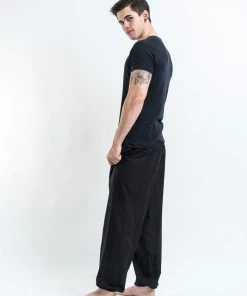 HaremPants.com Solid Color Men's Harem Pants In Black