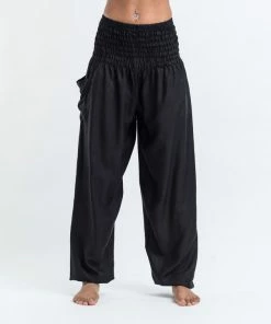 HaremPants.com Solid Color Women's Harem Pants In Black