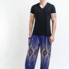 HaremPants.com Diamond Peacock Men's Harem Pants In Blue