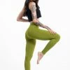 HaremPants.com Solid Color Cotton Leggings In Green Women's