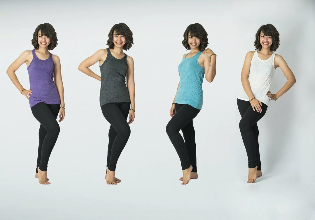 HaremPants.com Super Soft Sure Design Women's Tank Tops Black 4 HaremPants.com Super Soft Sure Design Women's Tank Tops Black