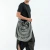 HaremPants.com Summer Super Sale 2022 Thai Tattoo Denim Drawstring Tote Bag