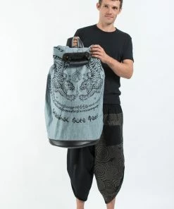 HaremPants.com Thai Tattoo Denim Gear Backpack
