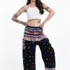 HaremPants.com Triangles Women's Harem Pants In Black