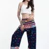HaremPants.com Triangles Women's Harem Pants In Navy