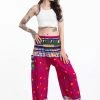 HaremPants.com Triangles Women's Harem Pants In Pink