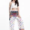 HaremPants.com Triangles Women's Harem Pants In White