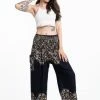 HaremPants.com Vines Women's Harem Pants In Black