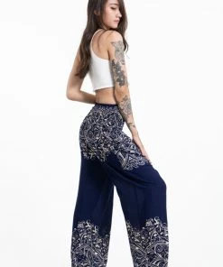 HaremPants.com Vines Women's Harem Pants In Blue