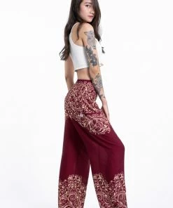 HaremPants.com Vines Women's Harem Pants In Red