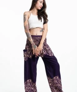 HaremPants.com Vines Women's Harem Pants In Purple