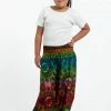HaremPants.com Summer Super Sale 2022 Rainbow Elephant Kids Elephant Pants In Orange
