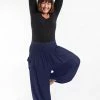 HaremPants.com Plus Size Solid Color Women's Harem Pants In Blue