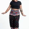 HaremPants.com Plus Size Triangles Women's Harem Pants In Black