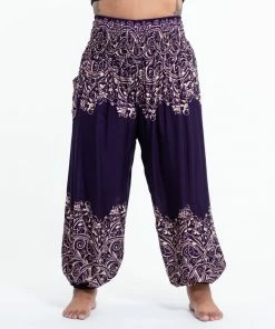 HaremPants.com Plus Size Vines Women's Harem Pants In Purple