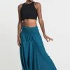 HaremPants.com Women's Solid Color Jumpsuit Harem Pants In Aqua Blue