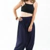 HaremPants.com Solid Color Jumpsuit Harem Pants In Blue Women's