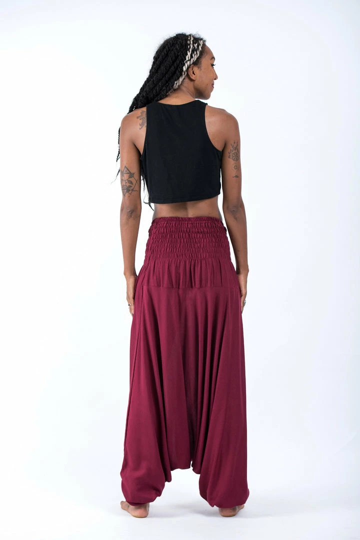 HaremPants.com Solid Color Jumpsuit Harem Pants In Red Women's 6 HaremPants.com Solid Color Jumpsuit Harem Pants In Red Women's