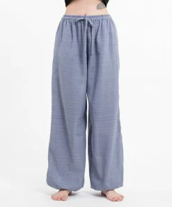 HaremPants.com Drawstring Pinstripe Women's Pants In Gray