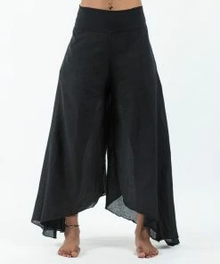 HaremPants.com Women's Cotton Tinkerbell Palazzo Pants In Black