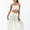 HaremPants.com Women's Cotton Tinkerbell Palazzo Pants In Off White 2 HaremPants.com Women's Cotton Tinkerbell Palazzo Pants In Off White