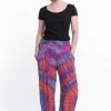 HaremPants.com Tie Dye Cotton Women Harem Pants In Pink