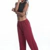 HaremPants.com Cotton Women Harem Pants In Solid Red