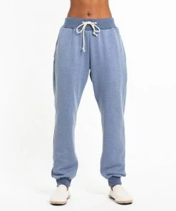 HaremPants.com Women's Terry Pants With Aztec Pockets In Light Blue