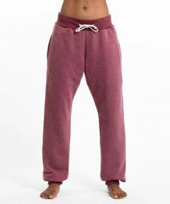 HaremPants.com Women's Terry Pants With Aztec Pockets In Red