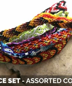 HaremPants.com Friendship Woven String Bracelet 6 Pcs. PACK Handmade Bracelets