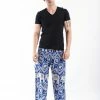 HaremPants.com Imperial Elephant Men's Elephant Pants In Blue