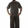 HaremPants.com Plus Size Solid Color Men's Harem Pants In Black