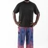 HaremPants.com Plus Size Geometric Mandalas Men's Harem Pants In Blue