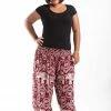HaremPants.com Plus Size Imperial Elephant Women's Elephant Pants In Red 1 HaremPants.com Plus Size Imperial Elephant Women's Elephant Pants In Red